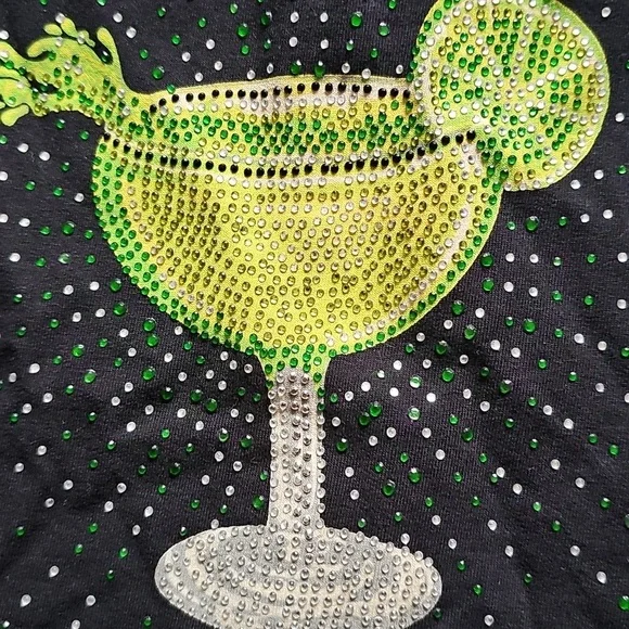 NEW Margaritaville Rhinestone zip up jacket - Picture 3 of 6